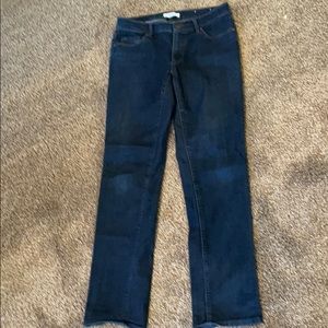Loft curvy straight jeans